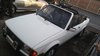 Ford Escort Mk3 1.6i Cabriolet 1984 B reg White VENDUTO