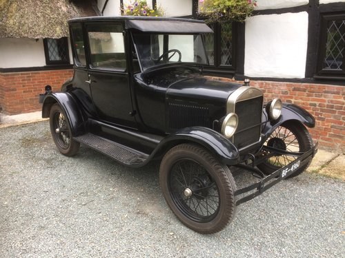 Amazing Barn Find 1927 Ford Model T Doctors Coupe  SOLD