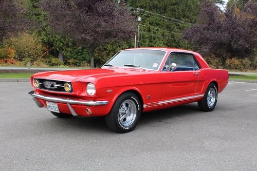 1966 Mustang GT.  Factory 289 For Sale