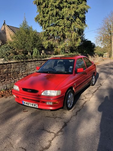 1992 Ford Escort XR3I, Only 58607 miles from new  SOLD