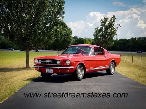 1965 MUSTANG REAL GT FASTBACK A CODE 4 SPEED VENDUTO