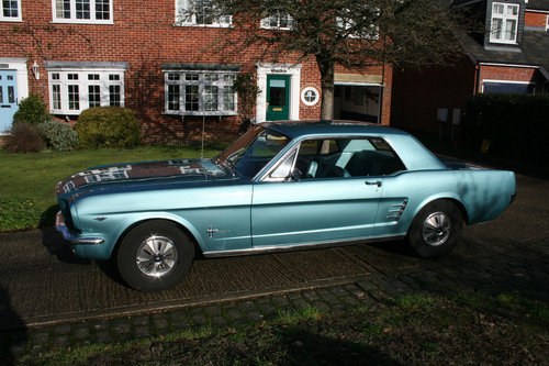 1966 Ford Mustang V8 Coupe Automatic For Sale