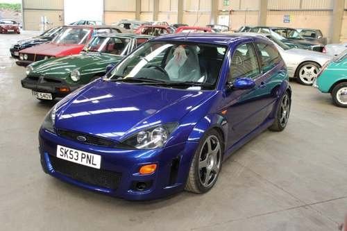 2003 Ford Focus RS Mk1 at Morris Leslie Auction 24th November For Sale by Auction