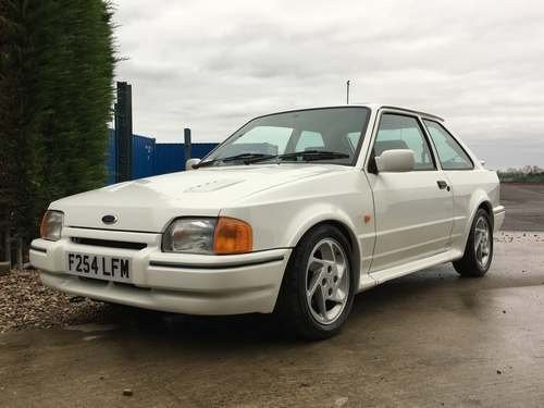 1989 Ford Escort XR3i at Morris Leslie Auction 24th November For Sale by Auction