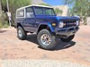 1975 Custom Restored Ford Bronco with mods + Green or Blue Red For Sale