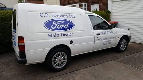 1993 Ford escort van with ford livery SOLD