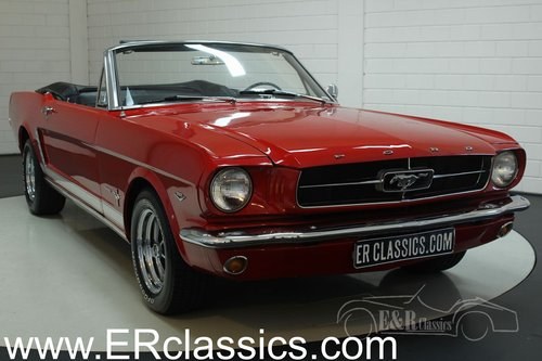 Ford Mustang cabriolet 1965 Rangoon Red For Sale