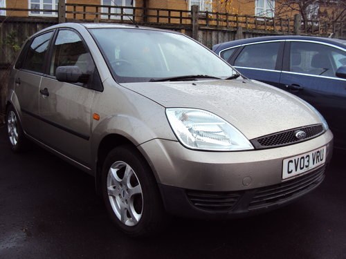 2003 Ford Fiesta Semi-Automatic – 1.4cc Petrol – 5 Door – £699 SOLD