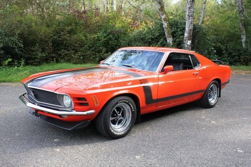 1970 Ford Mustang Boss 302 Fastback 4 Speed, Numbers Matchin For Sale by Auction