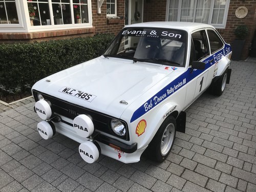1977 ESCORT MK2 RS1800 HISTORIC GROUP 4 RALLY CAR For Sale