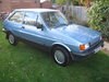 1984 Glacier Blue early Ford Fiesta Mk2 1.1 Ghia For Sale