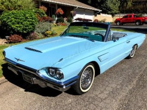 1965 Ford ThunderBird = Convertible PowerTop Blue $24.9k For Sale