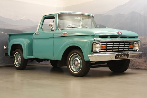 1963 Ford F100 V8 Pick-Up Custom Cap In vendita