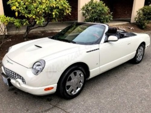 2003 Ford Thunderbird Convertible = clean Ivory  $21.9k  For Sale