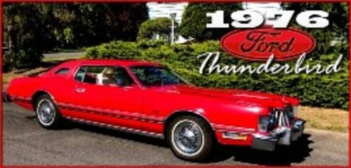 1976 Ford Thunderbird Bicentennial Edition = Red $10.9k In vendita