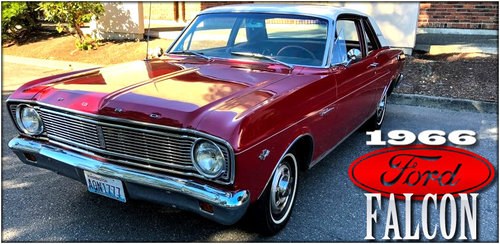 1966 Ford Falcon Futura = Convertible 29k miles Red $14.5k For Sale