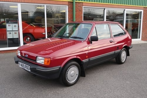 1989 Ford Fiesta Ghia Mk2 1.1 3dr with 7,000 miles only SOLD