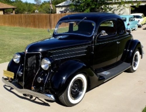 1936 Ford Coupe =  AC Heat Original ALL STEEL  $39.9k In vendita