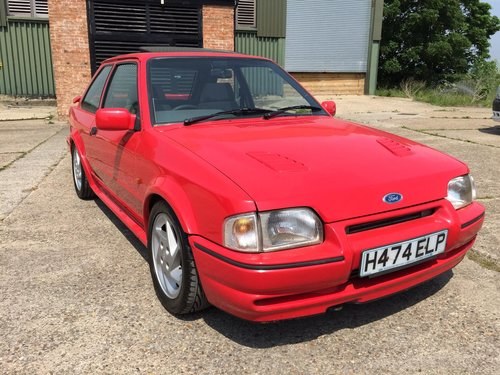 1991 Ford escort 90 spec rs turbo red mk4 For Sale