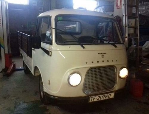 1962 FORD TAUNUS TRANSIT PICK UP LHD VERKOCHT