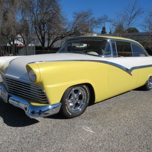 1956 Ford Crown Victoria = Fuel injected detailed 390 V8 $36 For Sale