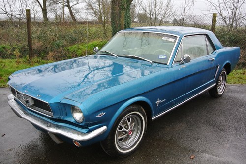 1965 Ford Mustang V8 3-Speed Manual PROJECT VENDUTO