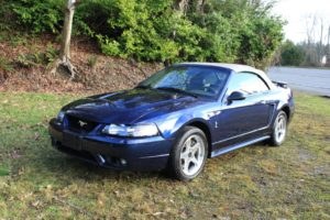2001 Ford Mustang Cobra Convertible = Manual Blue(~)Tan $ob  In vendita