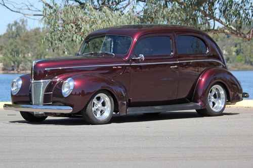 1940 Ford Tudor Sedan = $140k spent  Deap Purple  $75k For Sale