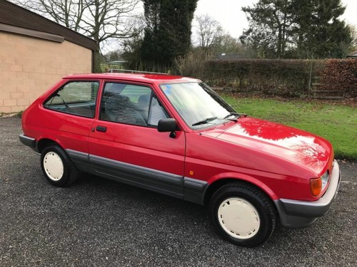 1988 FORD FIESTA MK2 IN RED L.H.D RUST FREE SIMPLY THE BEST! SOLD
