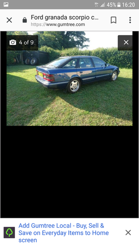 1994 Ford Granada scorpio cosworth In vendita