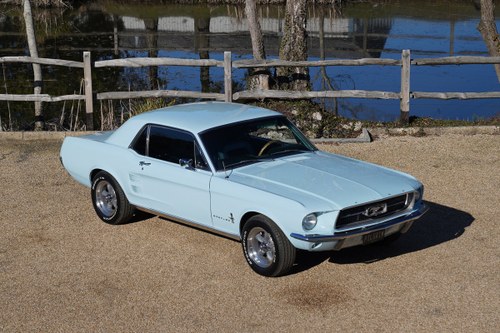 1967 Ford Mustang 289 Automatic Coupe Arcadian Blue SOLD