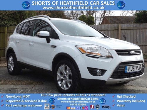 2011/61 Ford Kuga 2.0TDCi (140ps) Zetec - Low Mileage - 5 Dr SOLD