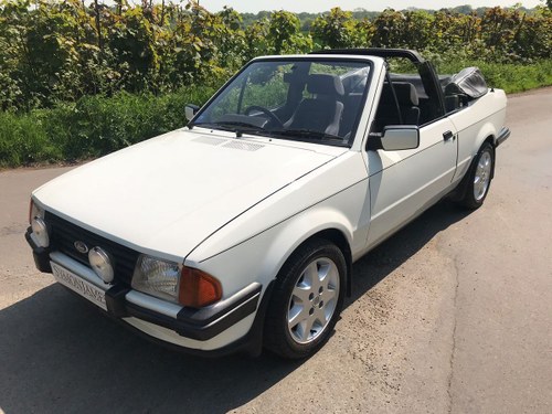 1985 Ford Escort 1.6i Cabriolet - Stunning Car For Sale by Auction