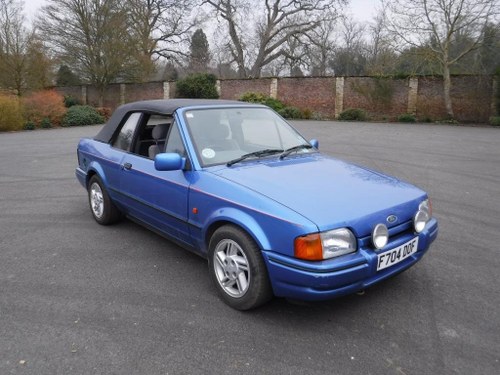 **REMAINS AVAILABLE**1989 Ford XR3i For Sale by Auction