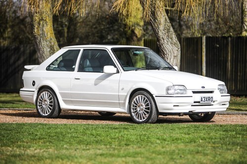 1989 Ford Escort XR3i 'Concours' winner For Sale by Auction