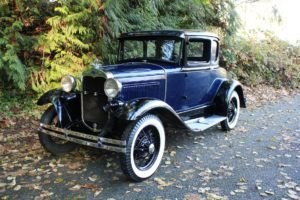 1930 Ford Model A Coupe = clean Blue(~)Grey driver $22k For Sale