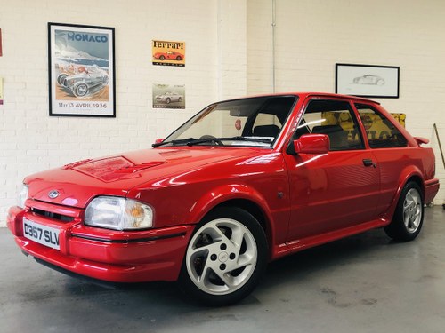1987 FORD ESCORT RS TURBO - STUNNING CONDITION THROUGHOUT SOLD