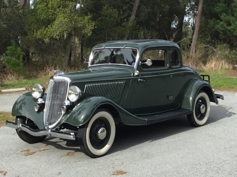 1934 Ford Deluxe Coupe = very Rare RHD + Restored $39.9k For Sale