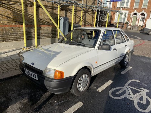 1988 Ford Escort MK4 in White For Sale