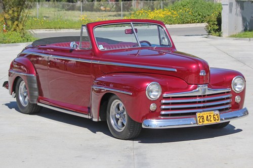 1948 Ford Super Deluxe Convertible = Restored 289 AT AC $59. For Sale