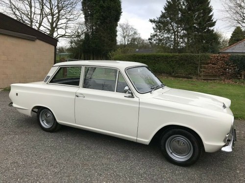 1966 FORD CORTINA MK1 1500 GT 2 DOOR WHITE SIMPLY STUNNING!! VENDUTO