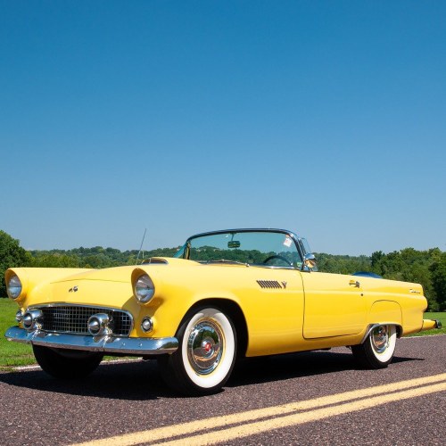 1955 Ford ThunderBird Convertible = Yellow Restored $41.9k For Sale