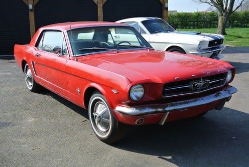 1965 Red Ford Mustang V8 Manual PROJECT SOLD