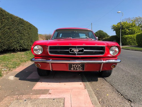 Mustang 289 V8 Hardtop Coupe -  1965 For Sale