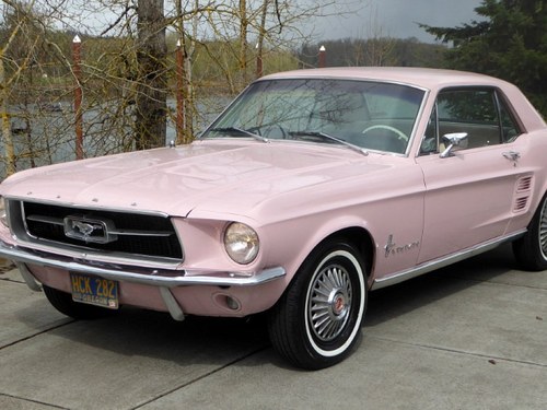 1967 Ford Mustang Coue = Rare 1 of 7 Dusk Rose 289-AT $19.5k For Sale