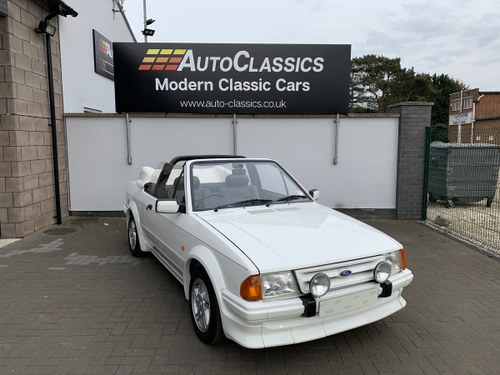 1985 Ford Escort MK3 Cabriolet, JUST 5,000 miles since new! VENDUTO