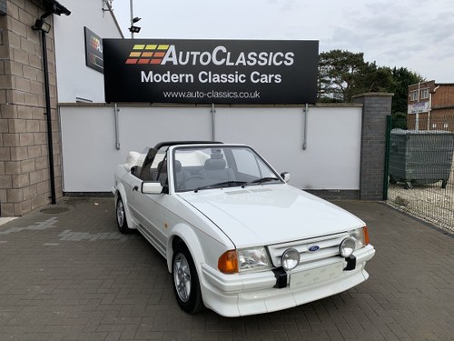 1985 Ford Escort MK3 Cabriolet, JUST 5,000 miles since new! SOLD