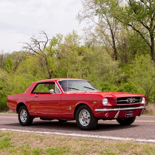 1964.5 Ford Mustang Coupe = 289 4 speed Manual Red $ob For Sale