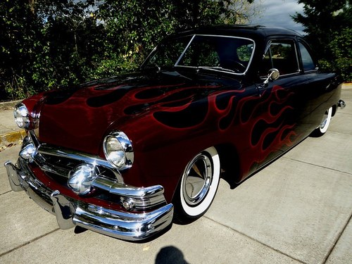 1951 Ford She Box Coupe = Custom Flames 302 auto $27.5k Kaufen Bei