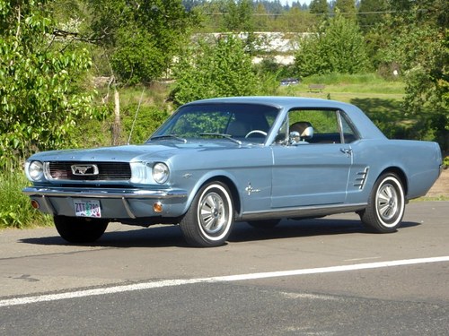 1966 Ford Mustang Coupe = A code 289 auto low miles $18.5k For Sale
